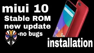MIUI 10 stable new update for MI A1