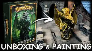 РАСПАКОВКА HeroQuest: СКРЕП ВЕЧНОЙ ТЬМЫ! ⚔️ + Покраска миниатюры ВЕНОМА!