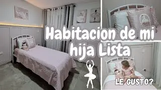 🩰HABITACION DE NIÑA BALLET🩰ASI REACCIONO AL VERLA🥰ME QUEDARON MAL😡