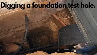 HOW TO EXPOSE AND MEASURE A STRIP FOUNDATION - BUNGALOW TO HOUSE DESIGN.
