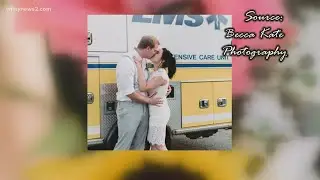 Zoom wedding: Triad couple gets married in backyard as guests watch online