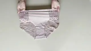 Prezentare chiloti pudra clasici microfibra cu talie inalta laser cut Lama L-POL 5005 MD