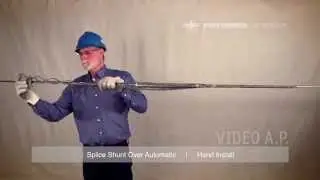 Splice Shunt Application for Installation Over Automatic and Compression Conductor Splices