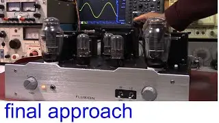300B SE tube amplifier A-130 assembly process #5 ; tube matching, biasing, frequency response, THD