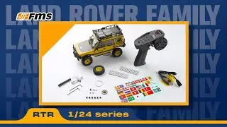 📦 Unboxing excitement with the FMS 1:24 FCX24M Land Rover Family! 🚗