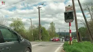 Železničn&eacute; priecestie Ko&scaron; [SP2358] - 20.4.2025 / Železničn&iacute; přejezd / Slovak railroad crossing
