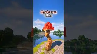 How to make an Aesthetic Mushroom in Minecraft Tutorial! #minecraft