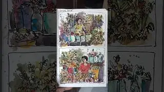 #shorts #shortvideo #shortsfeed #short #watercolor #painting #art #artist #sketchbook
