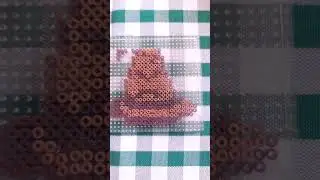 #sortinghat #keychain #HarryPotter #Grifin&oacute;ria #Sonserina #hat  #perlerbeads #pixelart #viralsong