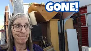 Cleaning Out My Storage Unit - FINALLY Done!