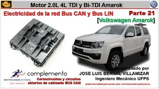 21.1-[Volkswagen Amarok] Electricidad de la red Bus CAN y LIN (módulo GATEWAY J519) Motor 2.0L TDI