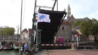 Brugopening Schansbrug Maassluis Ophaalbrug Drawbridge/ Pont Levis/ Klappbr&uuml;cke