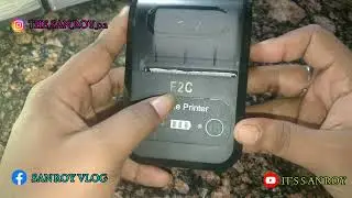 How to use f2c thermal printer/thermal printer unboxing/mobile printer connect bluetooth/#unboxing