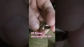 20 Kroner Akershus 700ar coin ring 💍.   #coin #bestring #engraving #ring #coincollecting