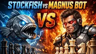 Stockfish vs magnus carlsen bot | who will win | intense battle 🔥