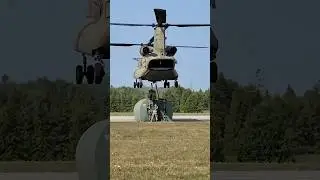 Michigan National Guard Soldiers conduct sling load operations for bridging exercise