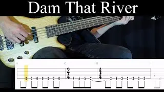 Dam That River (Alice in Chains) - Bass Cover (With Tabs) by Leo D&uuml;zey