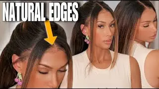 📝NATURAL EDGES WIG: Steps To LAYING & SLAYING a Yaki Texture Wig to Look Natural- Prettyluxhair