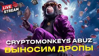 Выносим дропы c CryptoMonkeysAbuz. Как забирать дропы на сотни акков? Богатеем на ретродропах!