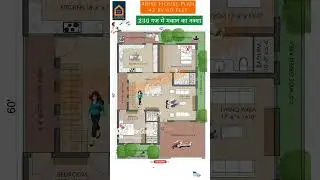 4BHK Duplex House Plan in 42 x 60 feet area #houseplan