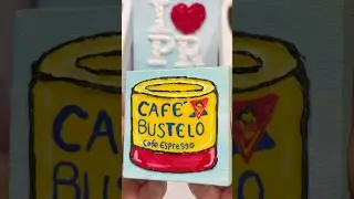 Посмотрите, как оживает этот холст вместе с Caf&eacute; Bustelo👩🏻&zwj;🎨🇵🇷☕️✨
