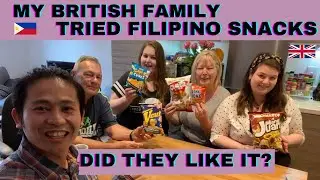 My British Family Tries Filipino Snacks