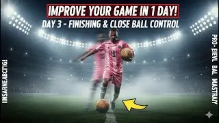 Day 3: Dribbling + Scanning 🔥 | Improve Ball Control & Game Awareness | Football Training