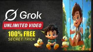 How to create long AI videos Free  ll GROK AI APP ll GROK AI  video generator app 😎