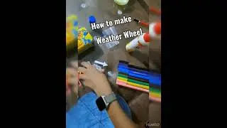 ##Weather clock  craft easy method##