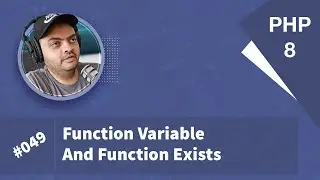 Learn PHP 8 In Arabic 2022 - #049 - Function Variable And Function Exists