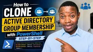 How to Clone Active Directory Group Membership with PowerShell