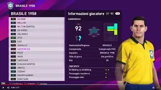 eFootball PES 2020: Brazil 1958 classic team (PS4)