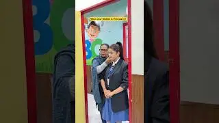 When your mom is principal in your School 🏫  #shorts #sejalgabashorts #school