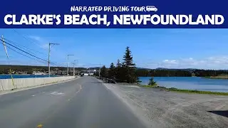 🚗🌊 Scenic 4K Drive Through Clarke&rsquo;s Beach, Newfoundland 🇨🇦 | Stunning Coastal Views & Quiet Roads! ✨