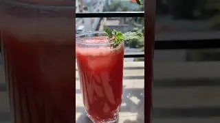 Be refreshed and enjoy in this summer season🍉 #refreshingjuice #watermelonlover #summerdrink