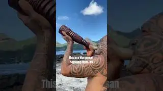 Real Marquesan Signaling Horn &ndash; PU 🔊 #handcarved #polynesianculture #tikiculture #marquesasislands