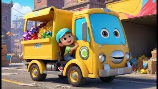 Garbage Truck Morning Song | Trash Day Tune for Kids | Beep, Dump & Clean-Up Fun!