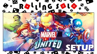 Marvel United | Solo Playthrough | How To Setup