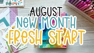 Plan With Me for August | Let&rsquo;s Get It Together! | HanCanPlan Stickers