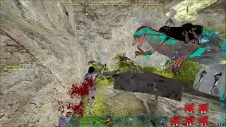 Ark Official Small Tribes PvP | Defending Pack Cave vs Gong of Time | Caged Full Tribe Griefers