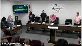November 4, 2025 Regular Meeting of the Breckenridge, TX City Commission