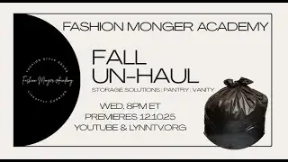 Fall Un-Haul Reimagining Organization; EP22 FULL Lesson Plan re-organize closet, vanity, and pantry
