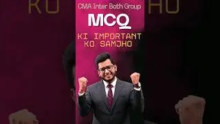 CMA Students Don&rsquo;t Ignore MCQs | Exam Strategy 2025 | Score Boost Trick 💯