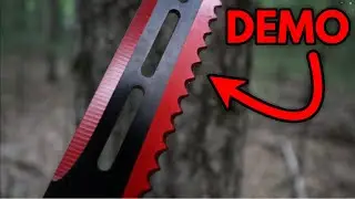 Snake Eye Tactical Ninja Sword Demo | Amazon Product Reviews!