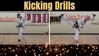 All Kicking Drills / Combinations for Lions Karate students to practice along with at home