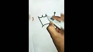 drawing crown #treandingshorts #drwing #shortsvideo #art #youtubeshorts #viral #short