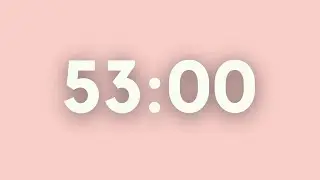 53 minutes countdown pink