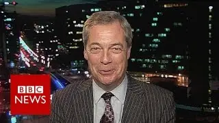 Nigel Farage: 'Trump and I most vilified in West' - BBC News
