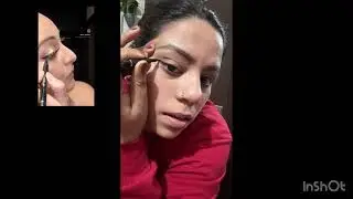 Try to copy sonkhashi Sinha  eyeliner hack copy but I don't think I do 