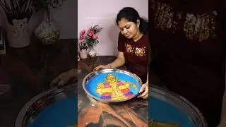 Sharanam Ayyappa 🙏🏻 #rangoli #ayyappa #ayyappaswamy #waterart #waterrangoli #revathiartist #art